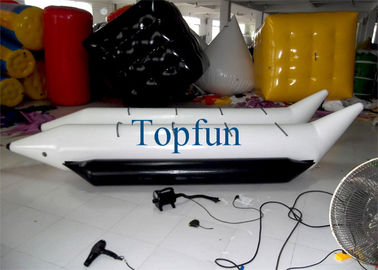 Permainan Air Inflatable Banana Boat / Perahu Pisang Ganda Surfing Perahu Air Diderek Oleh Motor