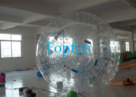 0.8mm / 1.0mm PVC Inflatable Zorb Ball Dengan Zorbing Ramp Untuk Funny Rolling