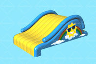 Anak-anak Rumah Menggunakan Swimline Inflatable Pool Super Water Slide Ukuran Mini