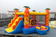 Kustom 3m * 3m Mini Inflatable Jumping Castle Untuk Bisnis Grosir Komersial