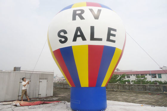 Spanduk Balon Iklan Tanah Tiup 5m Kustom untuk Acara Luar Ruangan