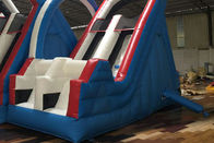 Anak-anak Bermain Roller Coaster Tiup Slide, Slide Taman Amusemet Inflatable