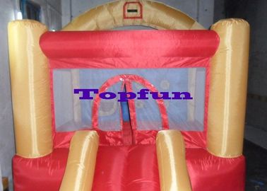 Rumah Bouncing Komersial Inflatable Dengan Penutup Atap / Kamar Bouncing Dengan Geser