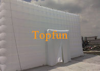 Tenda Tiup Kubus Struktur Udara / Tenda Gedung Putih Inflatable Untuk Acara