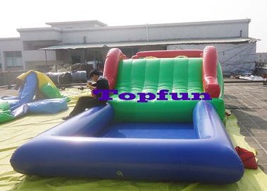 Disesuaikan Taman Air Inflatable Kendala / Slide Air Inflatable Dengan Kolam Renang