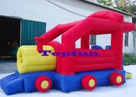 Fabric Murah 6.5m Inflatable Truck Rumah Bouncing Komersial Untuk Penggunaan Keluarga