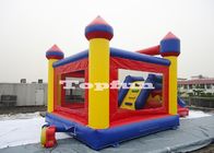 PVC Tarpaulin Komersial Inflatable Jumping Castle Combi Slide Hire