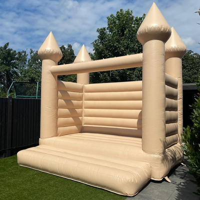 Rumah Bouncing Pernikahan Warna Romantis PVC Dilapisi 210D Nylon Fabric