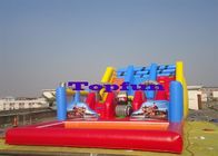 Slide Inflatable Water Tantangan Dengan Pool Ahead Untuk Anak-Anak Slide Fun