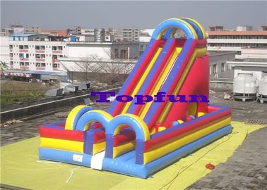 Ukuran Besar Square Inflatable Slide Mall Iklan Slide Hiburan
