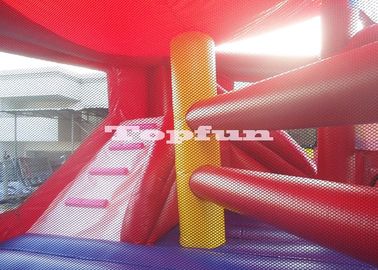 Disneyland Inflatable Jumping Castle / Fantastic Micky House With Slide