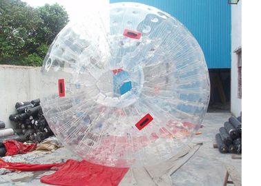 Jelas 1.0mm PVC Inflatable Zorb Dengan Diameter Luar 3m / Diameter Dalam 2m