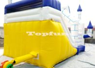 Mega Bounce N Slide Out, Inflatable Jumping Castle dengan Slide Dan Hambatan