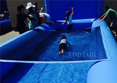 Kolam Renang Tiup Air PVC Keluarga / Komersial Untuk Taman Air