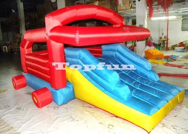 Rumah Bouncing Komersial Kustom / Inflatable Jumping Bouncer Oxford Fabric