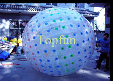 Kenyamanan Kustom Raksasa Tiup Zorb Bola 1.0mm / 0.8mm PVC / TPU
