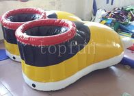 Sepatu PVC Tiup Kuning Untuk Lomba Berjalan Menarik Lapangan Sepak Bola Tiup