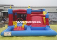 20ft Inflatable 4 in 1 Combo Jumping Castle Jump And Slide Dengan Bola Plastik Pit