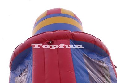 Sesuaikan 10 m Tinggi Roket Tiup Melompat Castle Bouncer Tower Bermain Di Luar