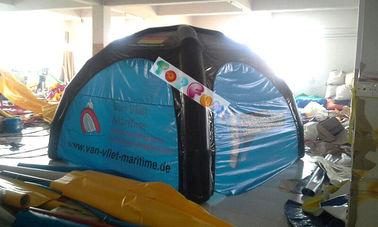 Air Bukti Inflatable Spider Tent Black Dengan 4 Kaki Frame Tabung