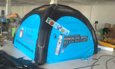 Air Bukti Inflatable Spider Tent Black Dengan 4 Kaki Frame Tabung