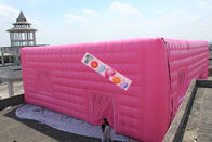 Kain Pink Inflatable Stitching Cube, Blower dijahit Inflatable Cube Tent