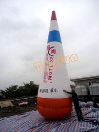 Kerucut PVC Kedap Udara Produk Iklan Karet Dengan Logo / Karya Seni Kustom