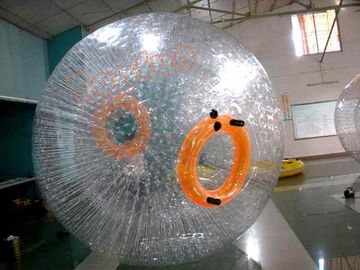 2m Clear Inflatable Zorb Bola Hot Air Sealed Untuk Ramp / Grass Land / Hills