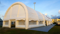 Tenda Acara Tiup Putih Komersial Tenda Pesta Luar Ruangan PVC