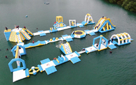 Amusement Blow Up Water Obstacle Course Kapasitas 80 Orang