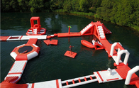 53*47m Inflatable Water Park Jumper Sport Games Kapasitas 210 Orang