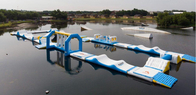 OEM Inflatable Floating Water Park Rintangan Melompat Game Olahraga