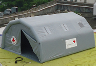 Grey PVC Inflatable Emergency Tent Medis Penampungan Sementara Luar Ruangan