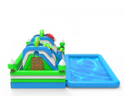 Kolam Renang Taman Air Inflatable Hewan Laut Dengan Seluncuran Air