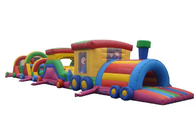 Indoor Playground Dewasa Inflatable Obstacle Course Race Tahan Api