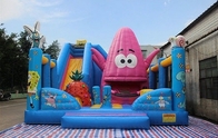 Spongebob Dan Patrick Star Inflatable Fun City Meledakkan Taman Hiburan