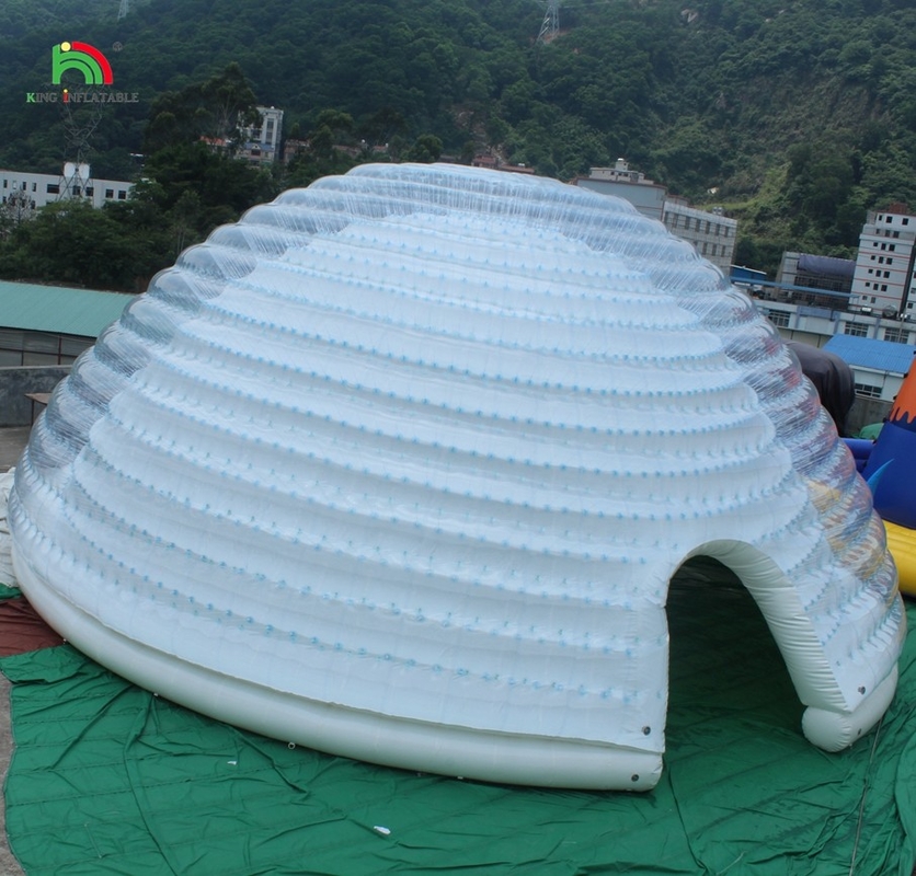 Tenda Kubah Ledakan Besar Igloo Outdoor Portable untuk Pesta Pernikahan Camping Penggunaan Komersial