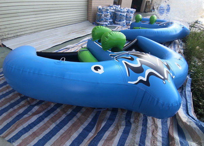 0.9mm Pvc Terpal Towable Inflatable Flying Manta Ray ikan terbang Olahraga Air 3 * 2.6m