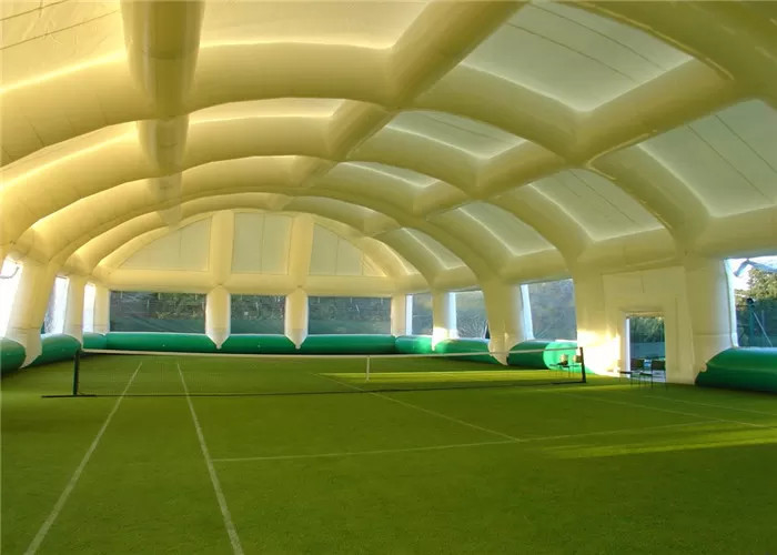 Tenda Acara Tiup Gymnasium Kustom Dengan Blower Udara Penuh Warna