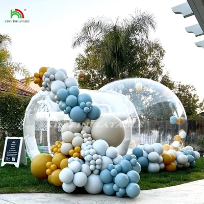 Tenda Gelembung Luar Ruangan transparan Crystal Dome Tenda Gelembung Ledakan Dengan Balon untuk pernikahan